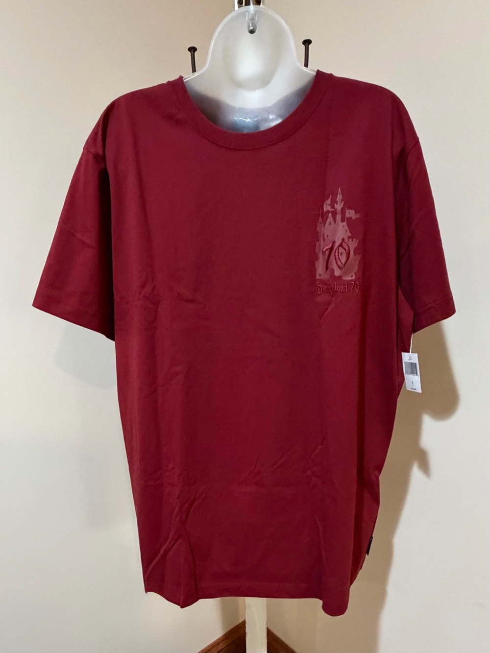 NEW DISNEYLAND VAULT COLLECTION 70th ANNIVERSARY EMBROIDERED SHIRT LARGE UNISEX